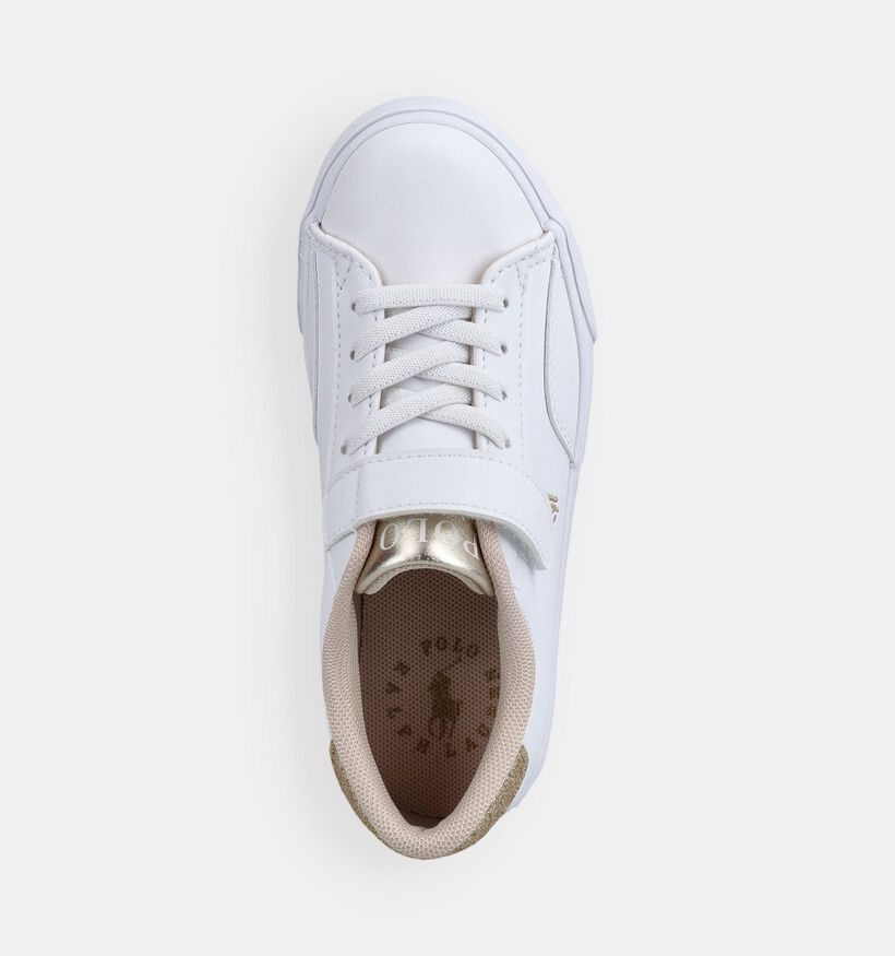 Polo Ralph Lauren Theron Baskets basses en Blanc pour filles (368895)