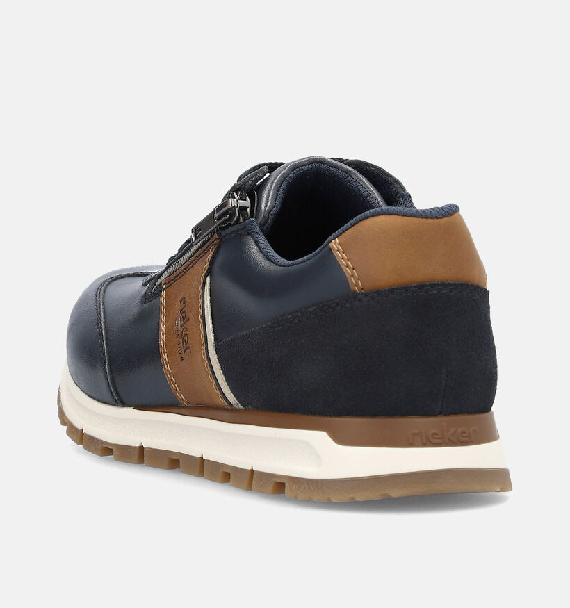 Rieker Chaussures à lacets en Bleu pour hommes (351301) - pour semelles orthopédiques
