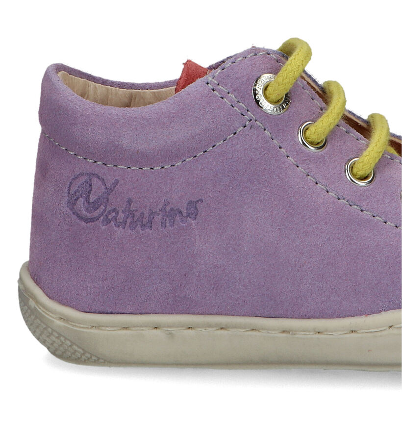 Naturino Cocoon Suede Camel Babyschoenen voor meisjes (339404)