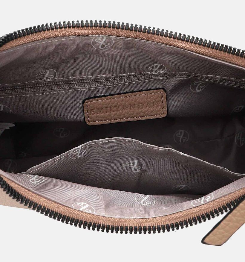 Emily & Noah Ella Schoudertas Taupe voor dames (340628)