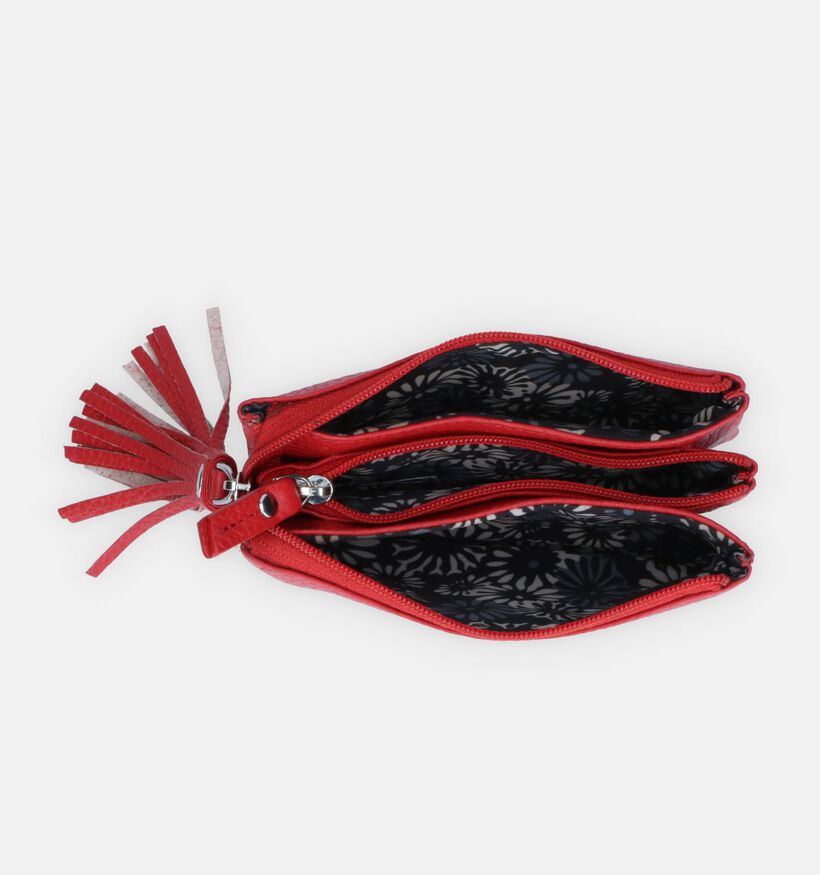 Euro-Leather Rode Geldbeugel voor dames (341417)