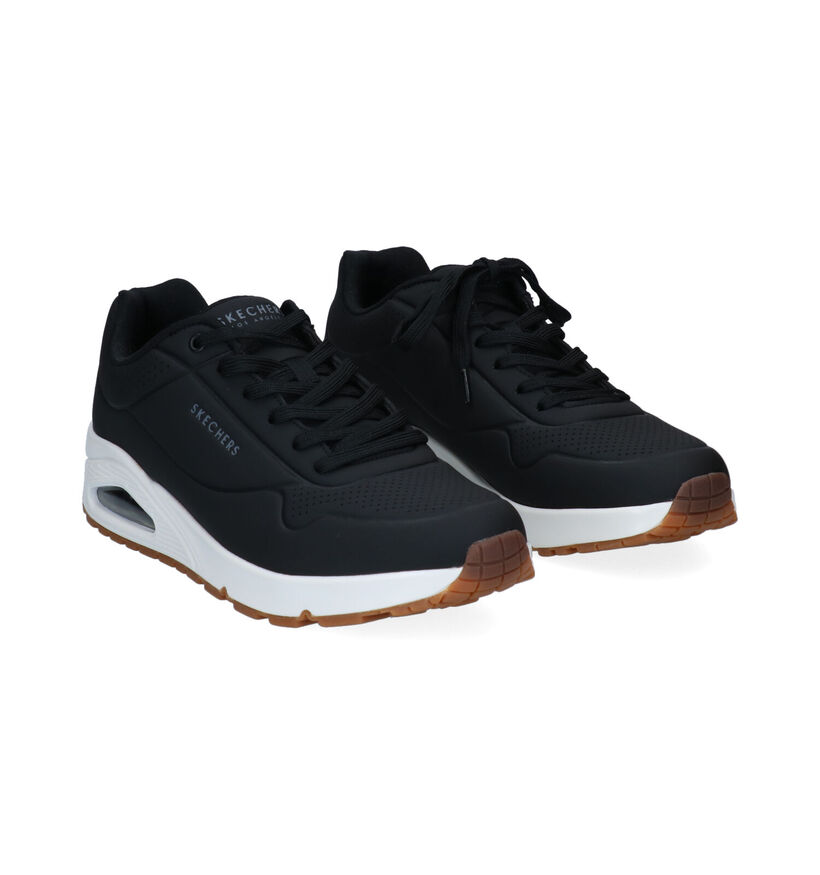 Skechers Uno Stand On Air Zwarte Sneakers voor heren (334159)