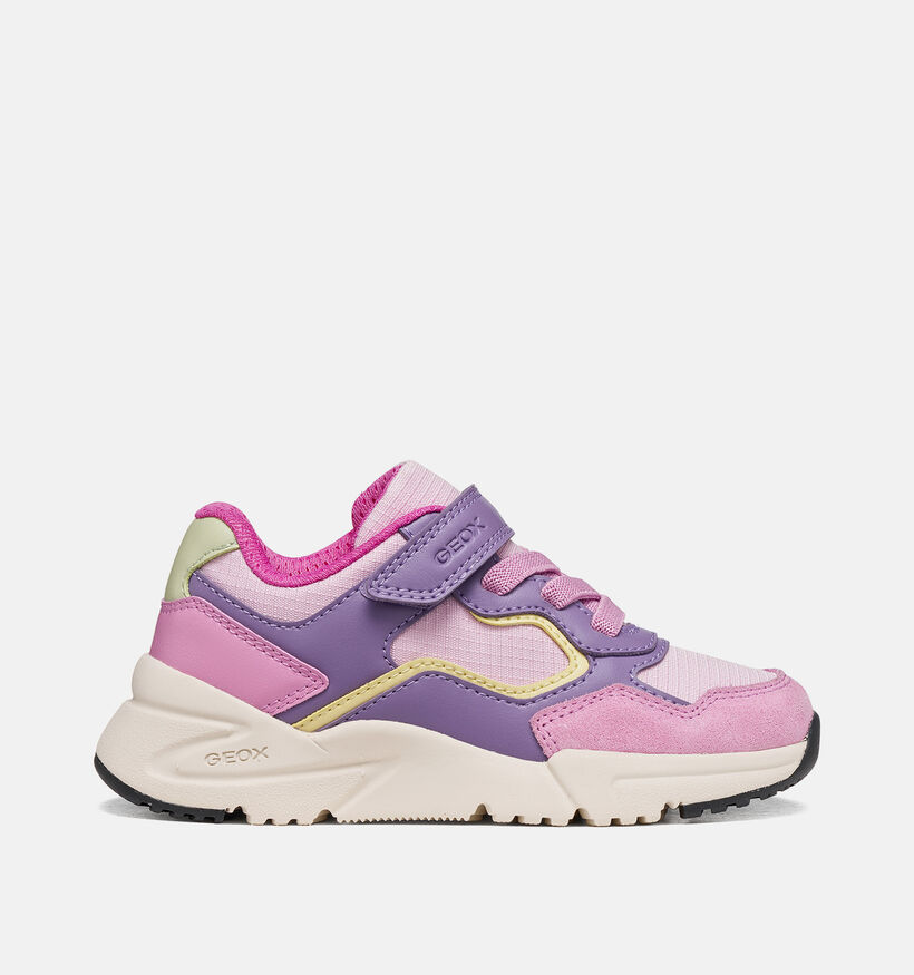 Geox Loftus Roze/Multi Sneakers voor meisjes (376258) - geschikt voor steunzolen