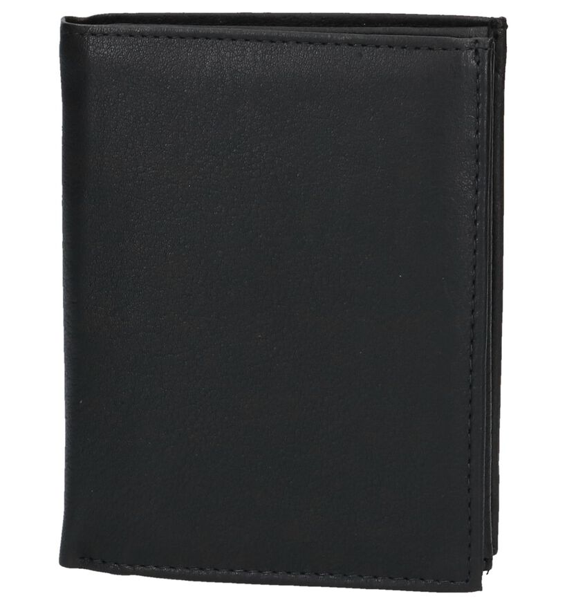 Euro-Leather Zwarte Portefeuille in leer (310407)