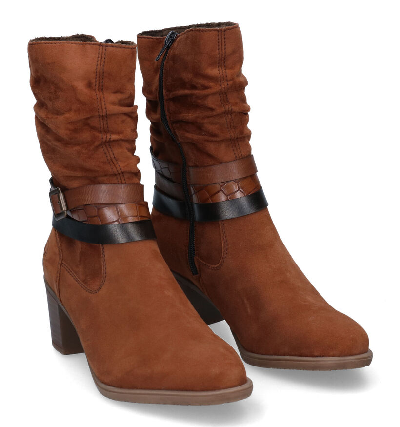 Rieker Bottes courtes en Cognac pour femmes (297938)