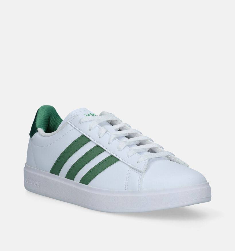adidas Grand Court 2.0 Witte Sneakers voor jongens, heren (341473)