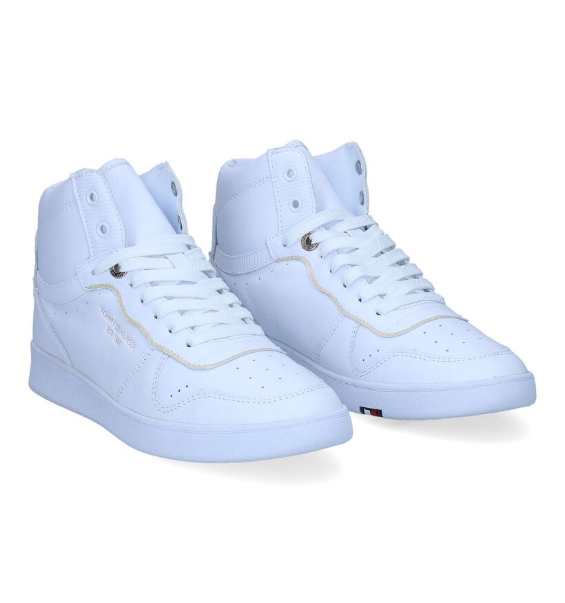 Tommy Hilfiger Baskets montantes en Blanc pour femmes (295197) - pour semelles orthopédiques