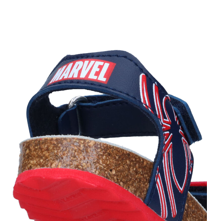 Geox Chalki Marvel Spiderman Sandales en Bleu en simili cuir (326561)