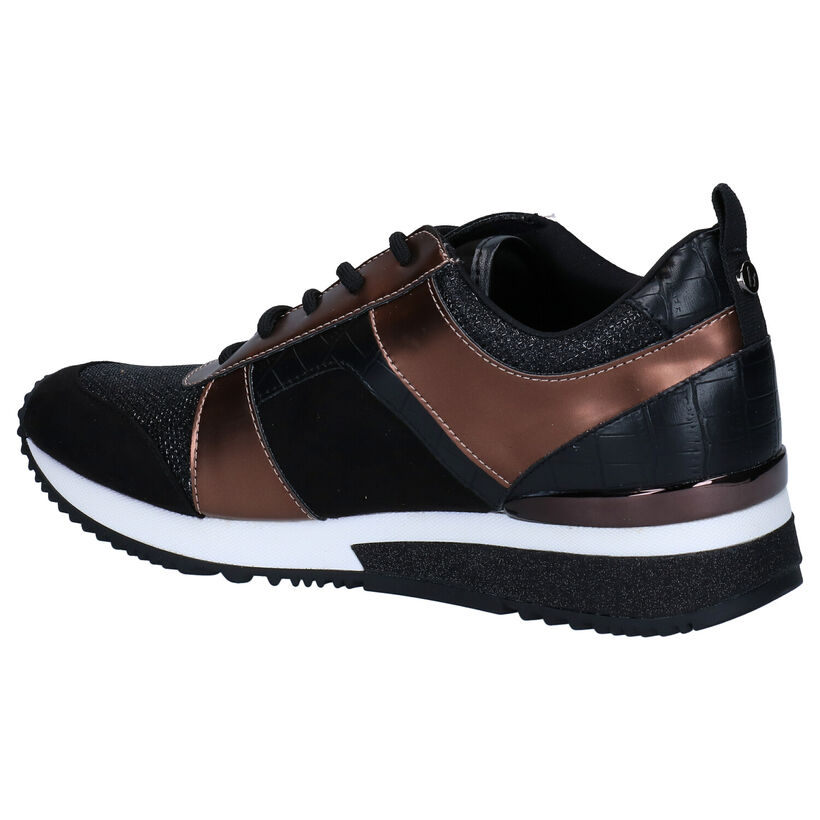 La Strada Baskets en Noir en simili cuir (278702)