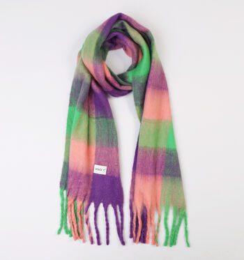 Dolce C. Sjaals Oranje/Blauw/Roze/Groen