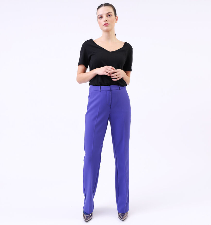 Comma Paarse Geklede Broek (326501)