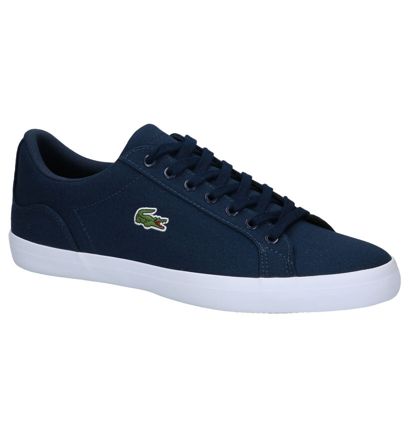Lacoste Lerond Blauwe Sneakers in stof (287010)