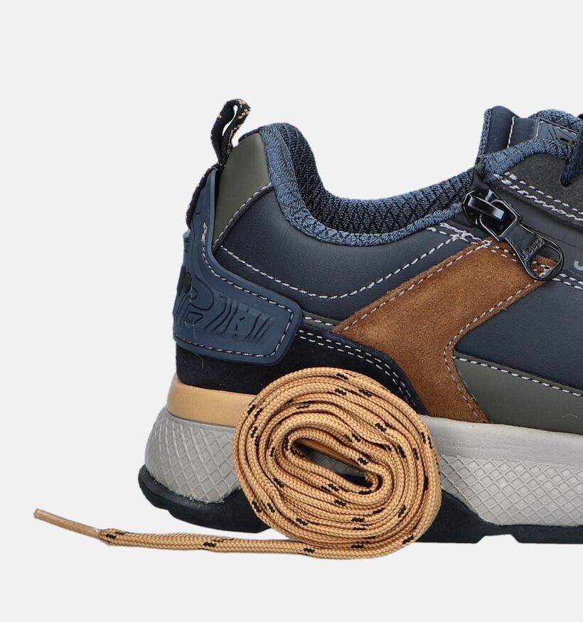 Jeep Ontario Zip Blauwe Veterschoenen voor heren (344423) - geschikt voor steunzolen
