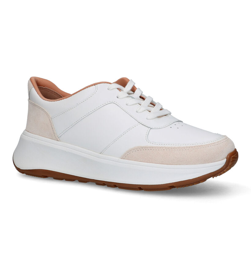 FitFlop F-Mode Flatform Baskets en Blanc pour femmes (320486) - pour semelles orthopédiques