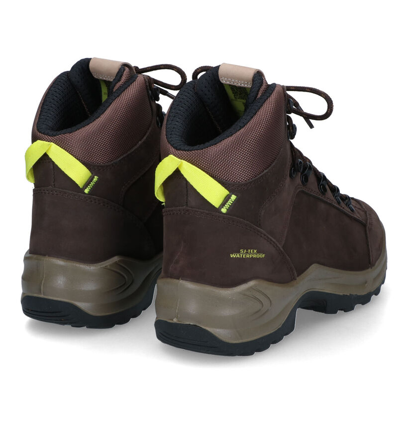 Safety Jogger Adventure Chaussures de randonn&eacute;e en Brun fonc&eacute; en nubuck (326982)