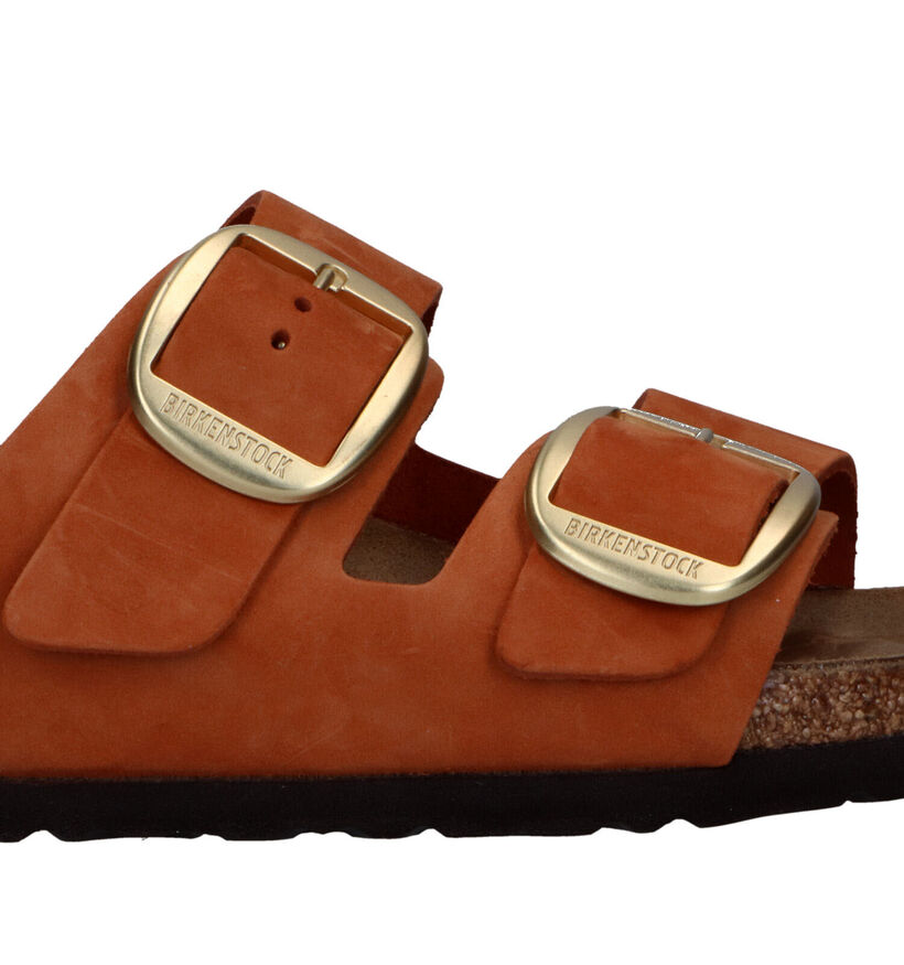 Birkenstock Arizona Big Buckle Zwarte Slippers voor dames (322632)