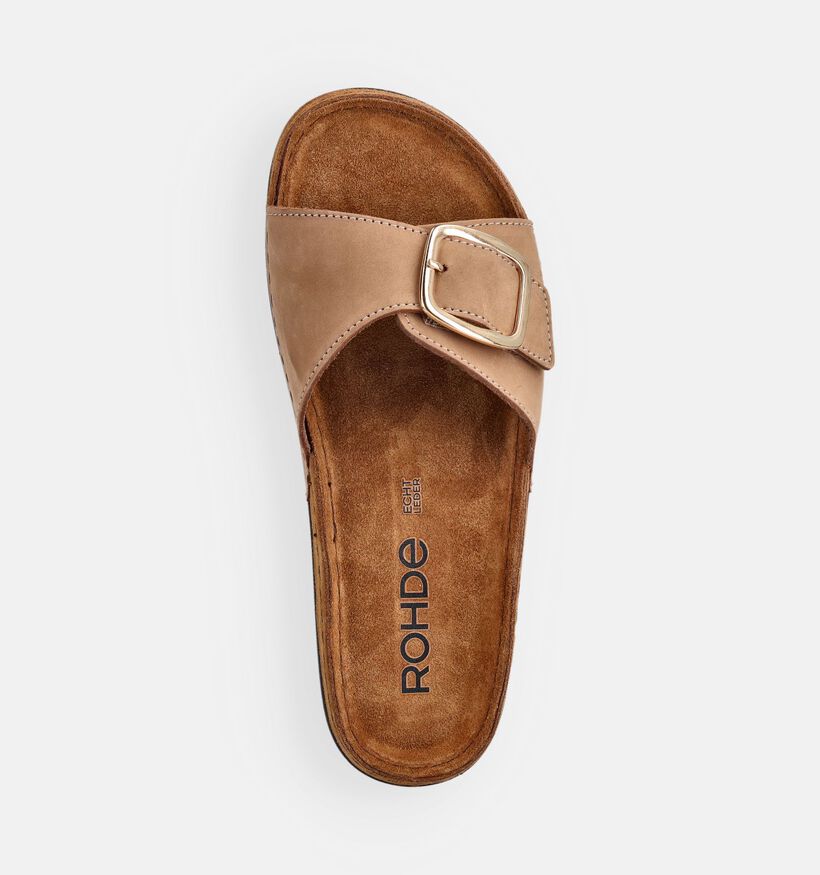 Rohde Rodigo Nu-pieds plates en Beige pour femmes (373772)