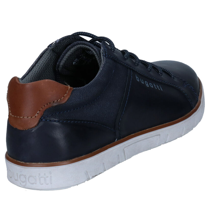 Bugatti Pacific Blauwe Veterschoenen in nubuck (306756)