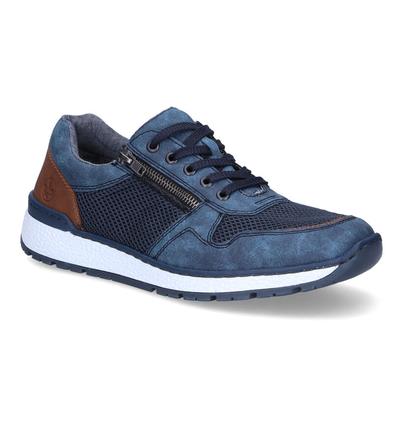 Rieker Chaussures confort en Bleu foncé pour hommes (302860) - pour semelles orthopédiques