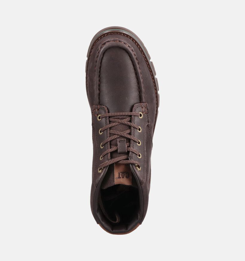 Caterpillar Estimate Moc Chukka Donkerbruine Boots met Veters voor heren (377643) - geschikt voor steunzolen