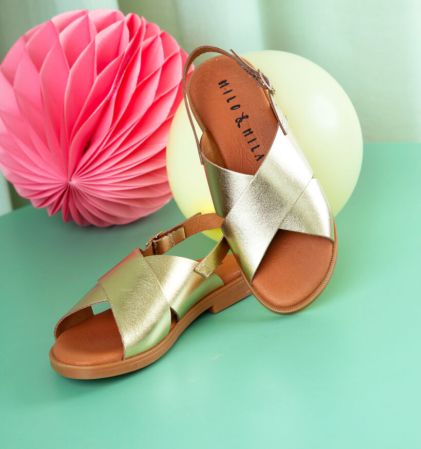 Milo & Mila Sandales en Or pour filles (356656)