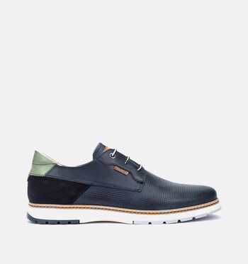 Pikolinos Chaussures plates Cognac/Bleu