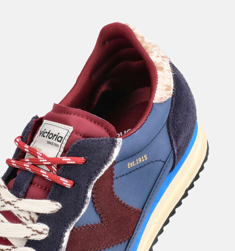 Victoria Baskets en Bleu fonc&eacute; pour femmes (378886) - pour semelles orthop&eacute;diques
