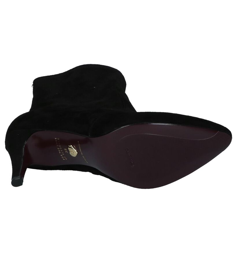 Tamaris Heart & Sole Bottillons en Noir en daim (226759)