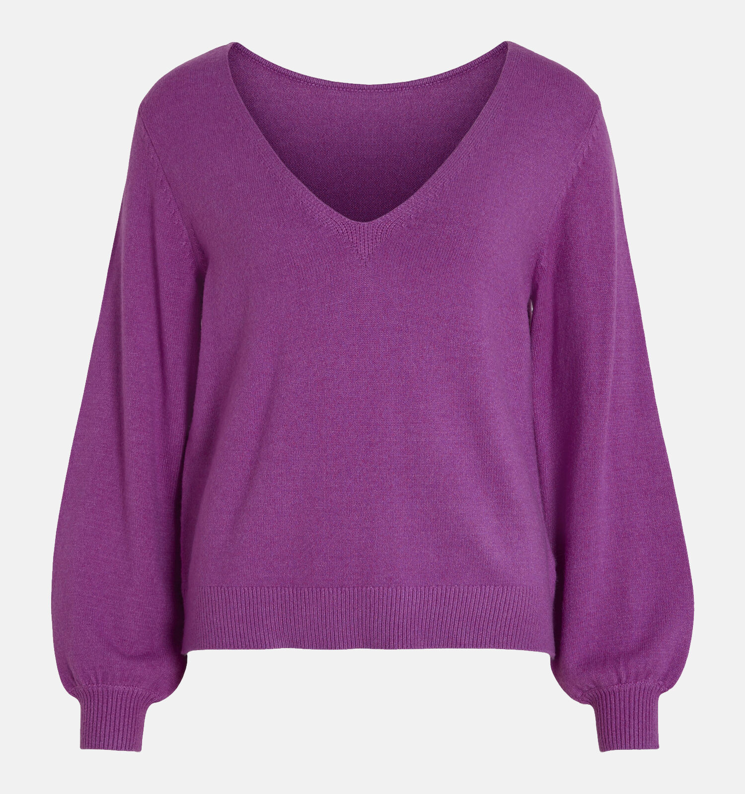 Vila Ril Paarse Trui Met V hals Dames Truien Online op TORFS.BE