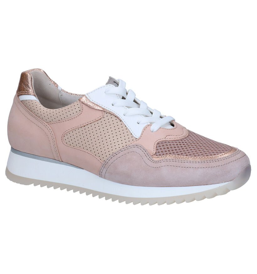 Gabor OptiFit Roze Sneakers in nubuck (287760)