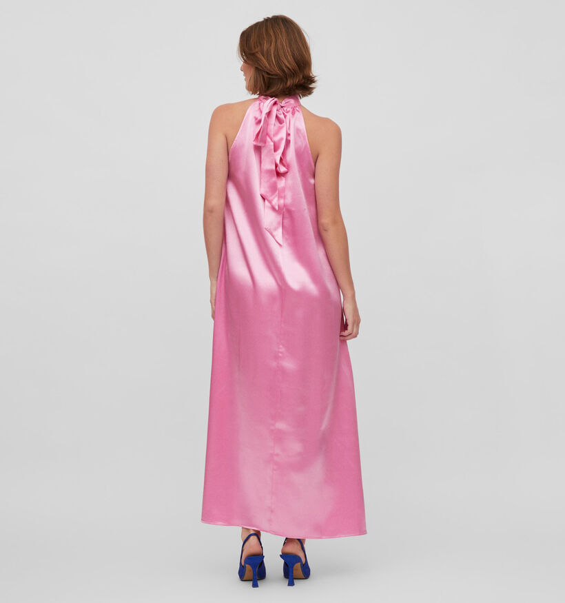 Vila Visittas Halterneck Robe maxi en Rose (329426)