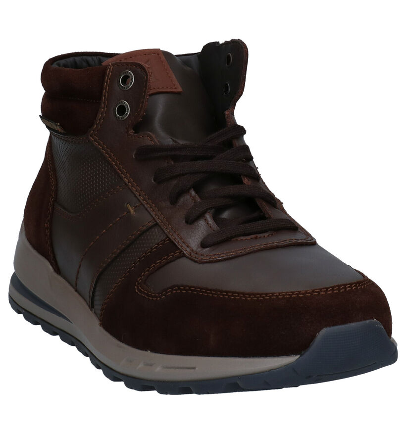 Mephisto Boran Bruine Hoge Schoenen in leer (282273)
