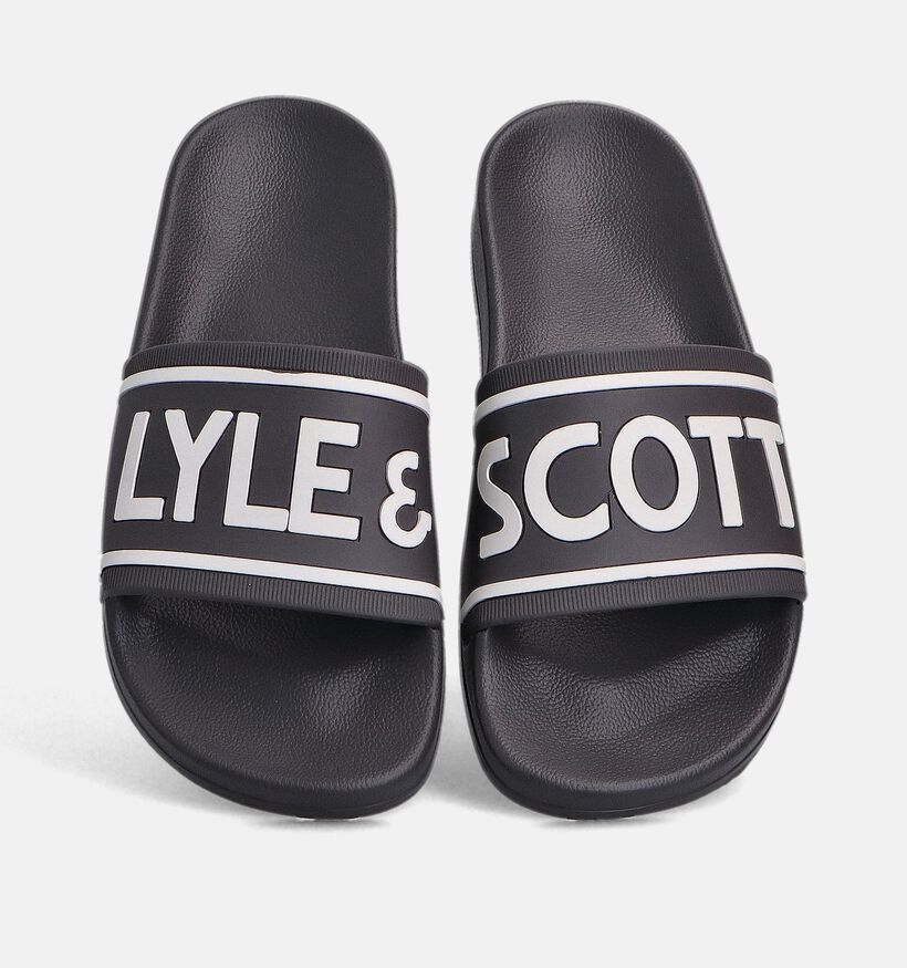 Lyle & Scott Slider Claquettes en Gris pour hommes (354483)