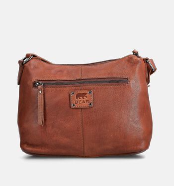 Bear Design Schoudertassen Zwart/Cognac/Bruin