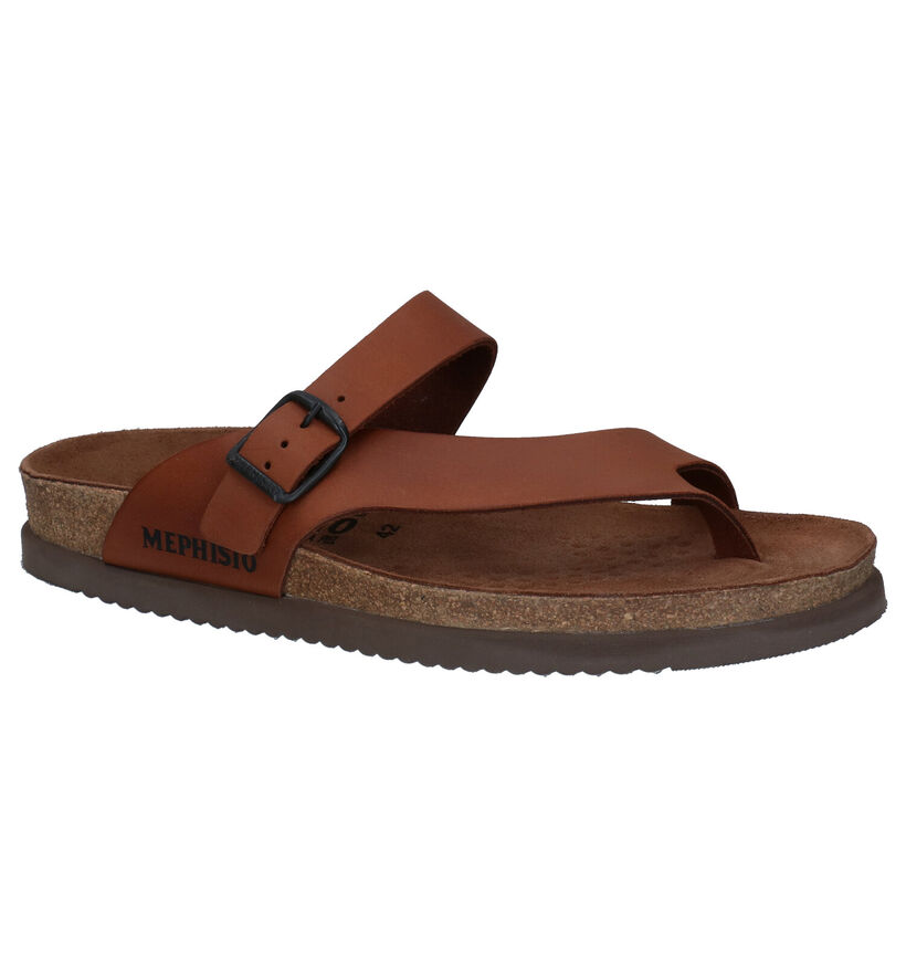 Mephisto Niels Cognac Teenslippers in leer (287405)