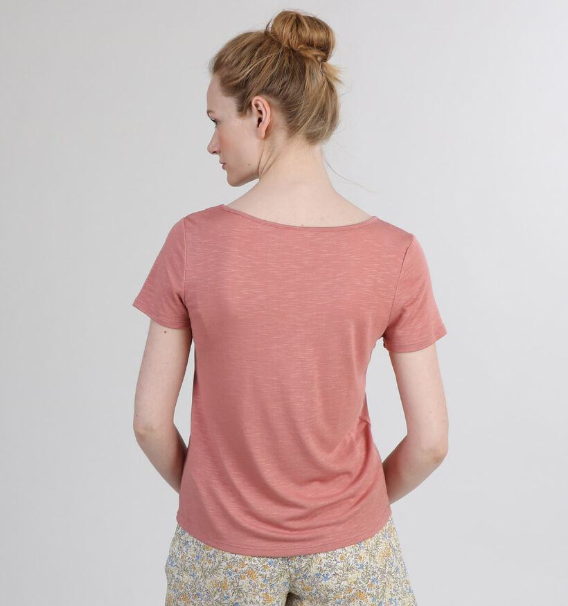 Vila Noel T-Shirt en Rose (301138)