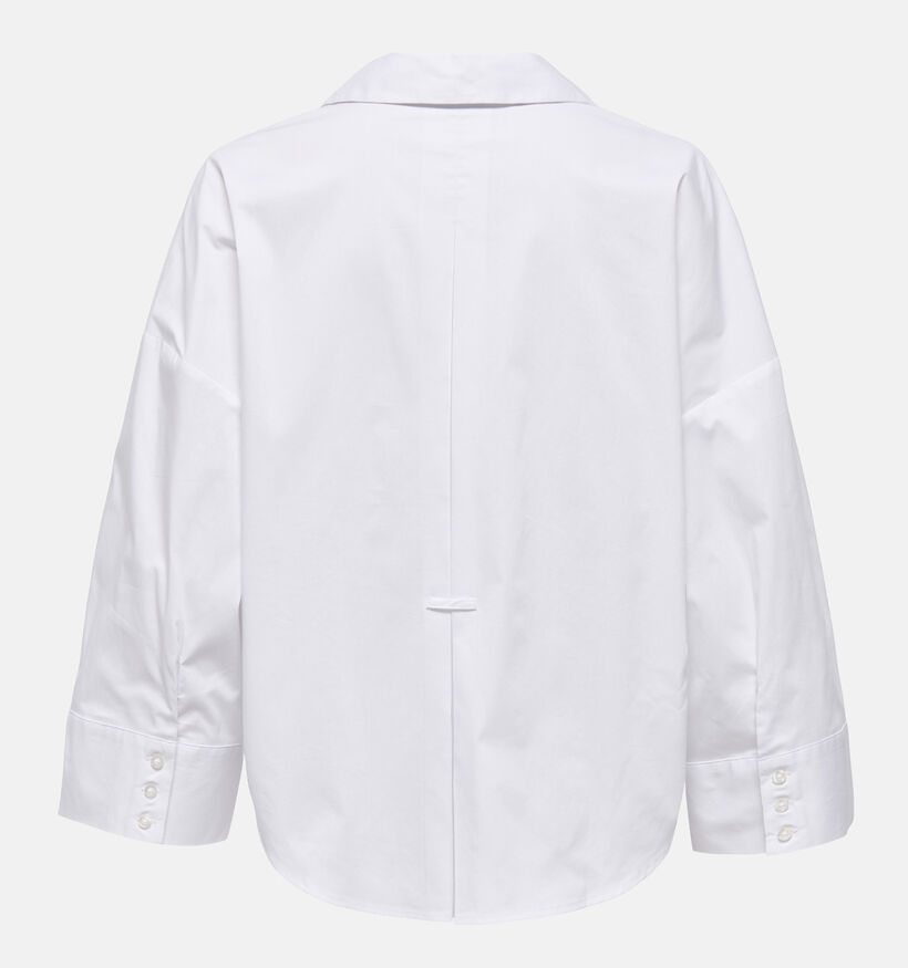 JDY Mio 7/8 Shirt Witte Hemd voor dames (370041)