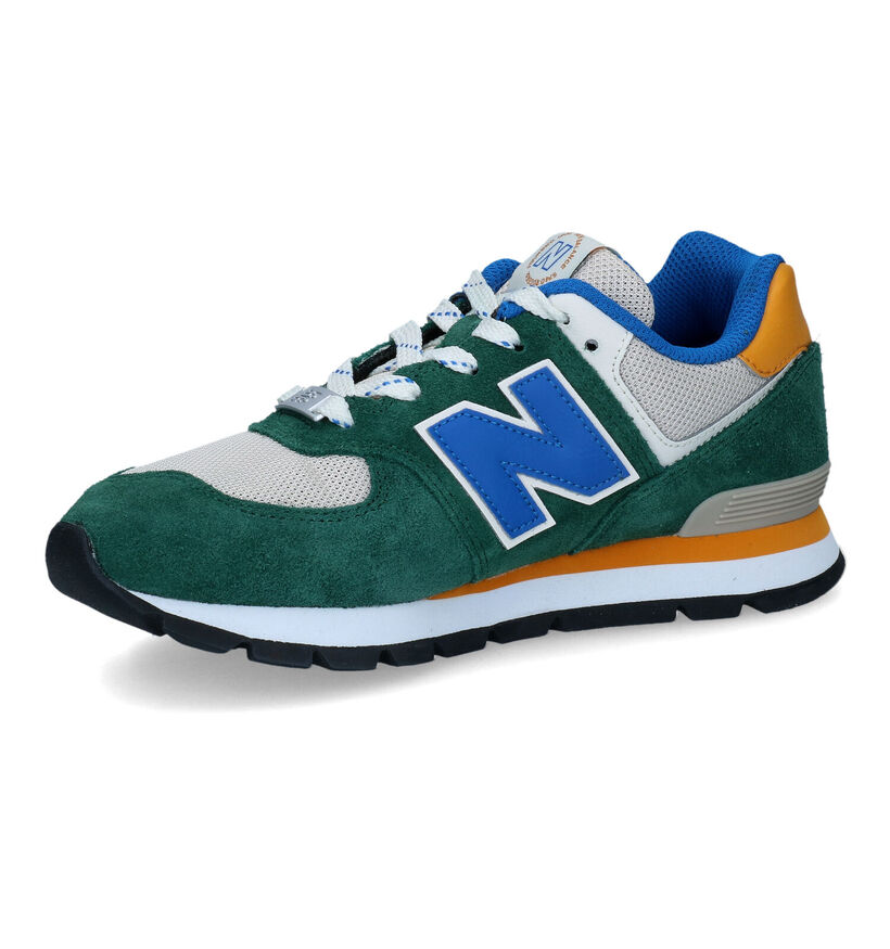New Balance GC 574 Baskets en Vert pour garçons (319262)