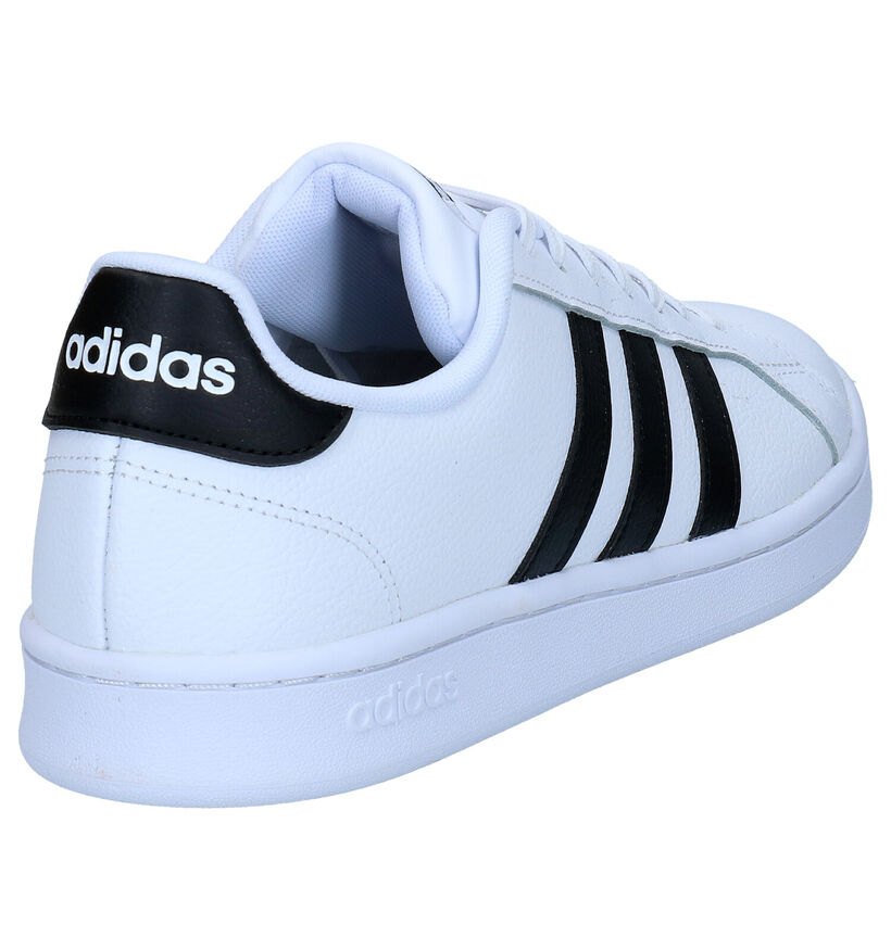 adidas Grand Court Baskets en Blanc pour hommes (308445)