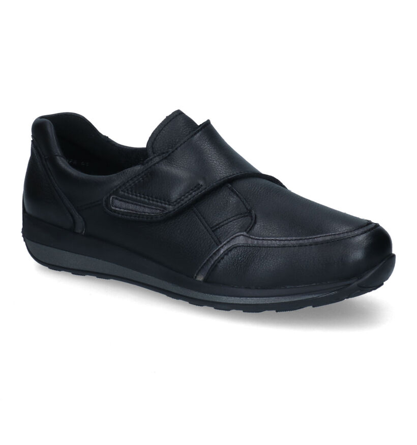 Ara Osaka Zwarte Velcroschoenen in leer (316325)