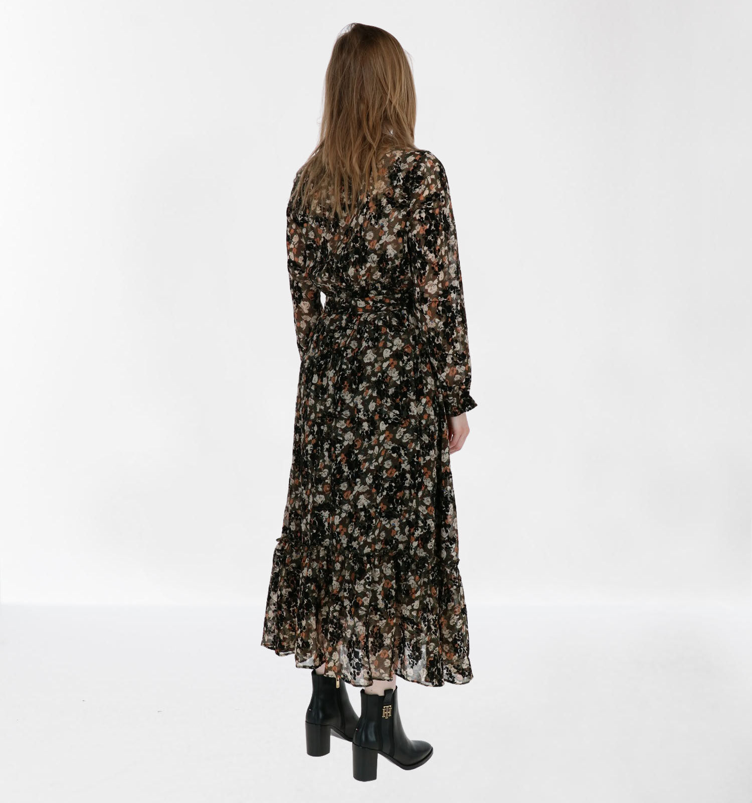 Kilky Kaki Maxi Jurk Dames Kleedjes Online op TORFS.BE