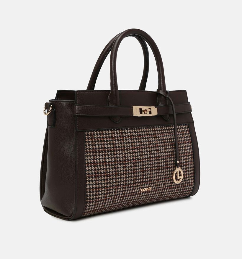 L.Credi Lenette Bruine Handtas voor dames (330779)