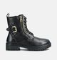 Milo & Mila Zwarte Veterboots voor meisjes (363421)