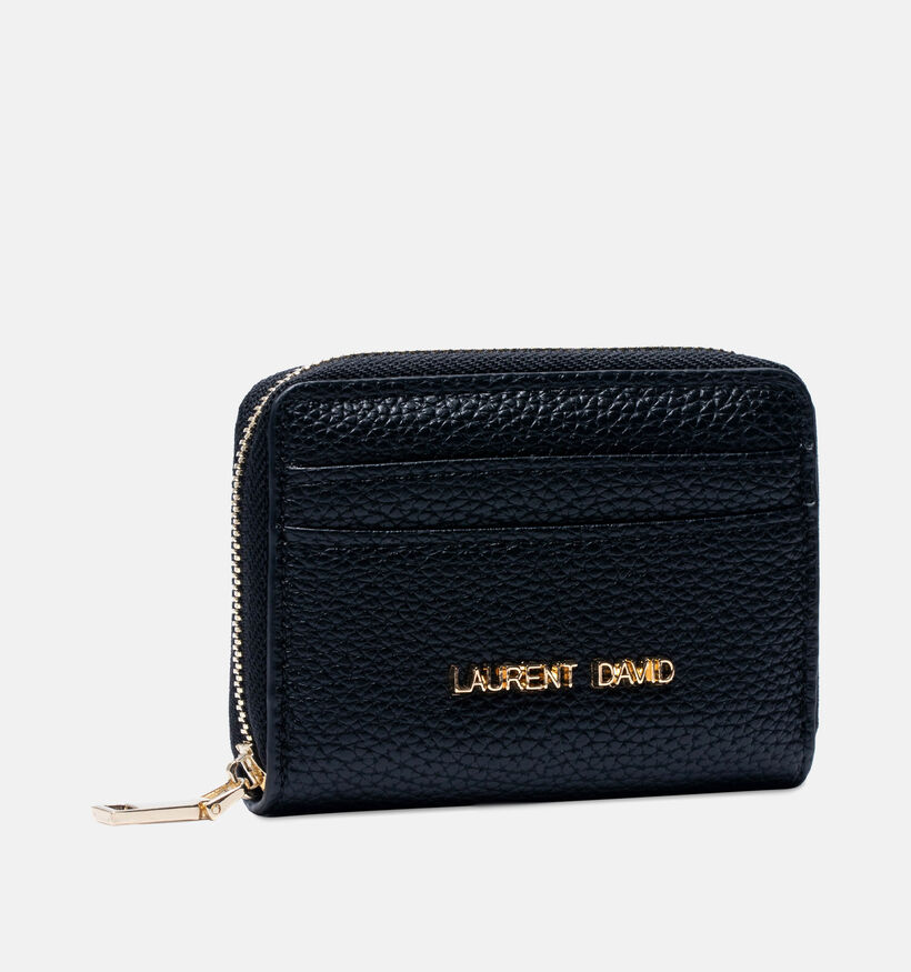 Laurent David Porte-monnaie zippé en Noir pour femmes (365172)