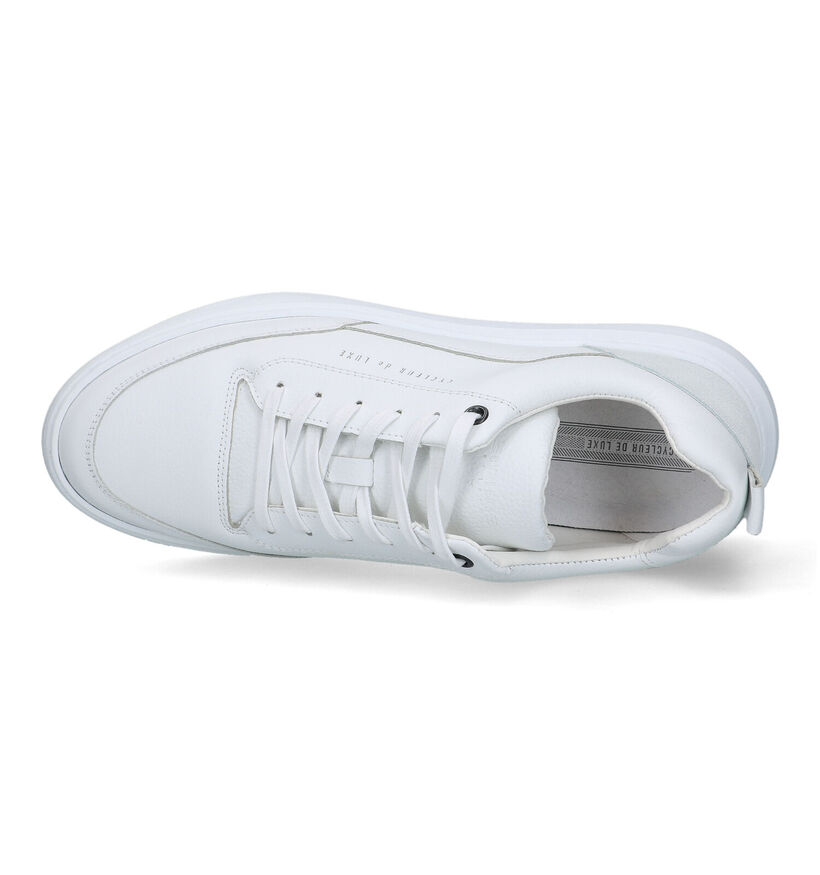 Cycleur de Luxe Roubaix Chaussures à lacets en Blanc pour hommes (340780) - pour semelles orthopédiques