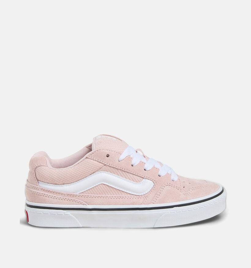 Vans Caldrone Baskets pour skate en Rose pour femmes (351404)