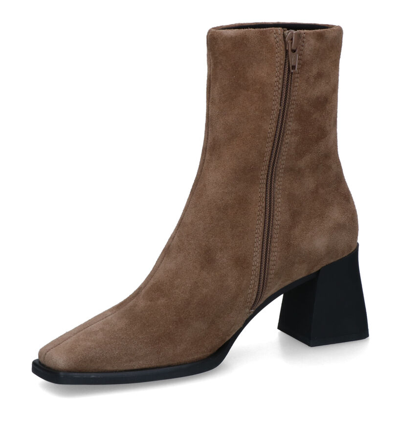 Vagabond Hedda Bottillons en Taupe en daim (315663)