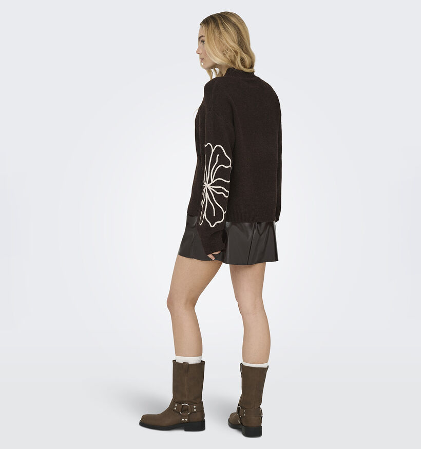 JDY Jella Donkerbruine Trui voor dames (379385)