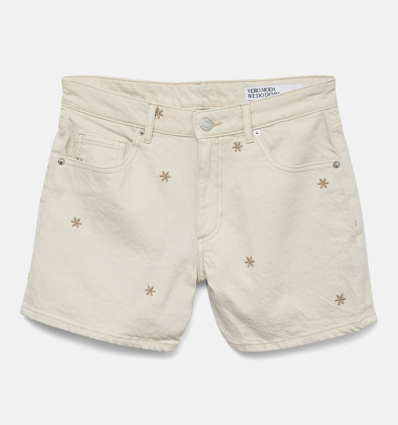 Vero Moda Tess Short en Écru pour femmes (358788)
