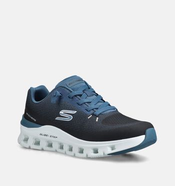 Skechers Glide-Step Low Baskets Bleu